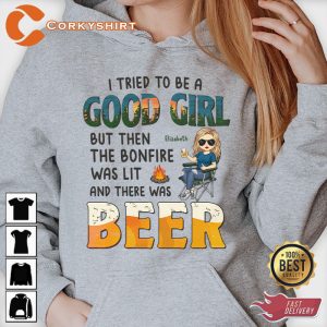 Tried To Be A Good Girl Beer Unisex TShirt