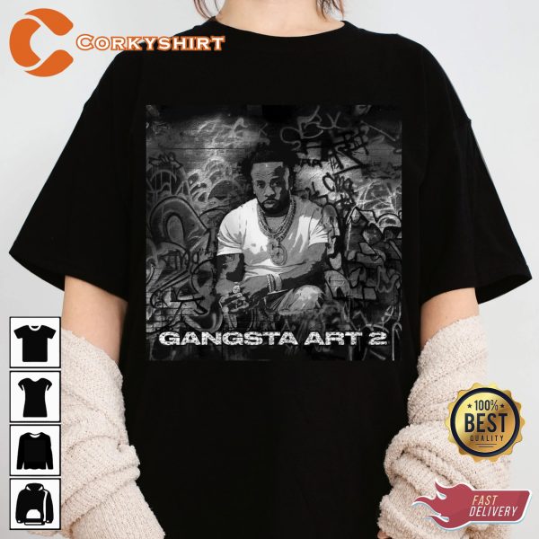 Yo Gotti Gangsta Art Tour 2023 CMG T-shirt