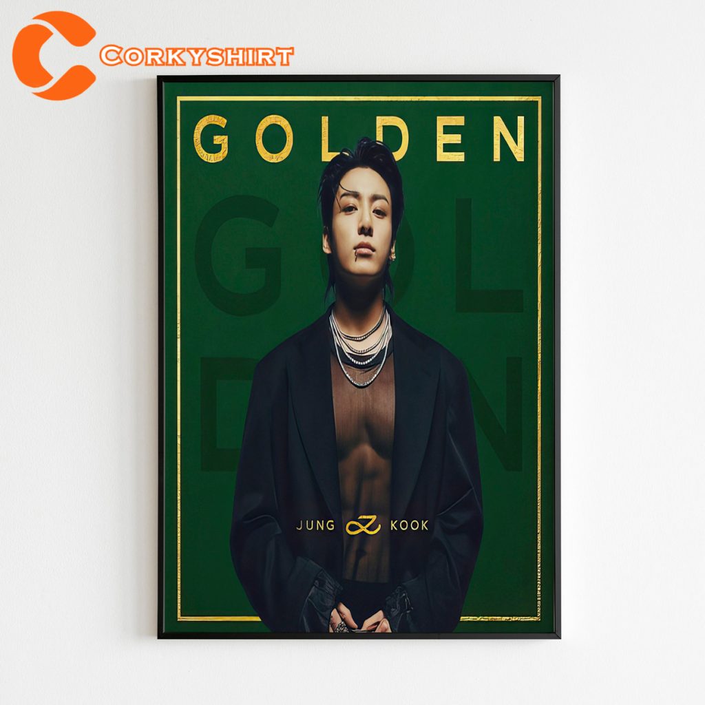 BTS Poster Jungkook Golden Album
