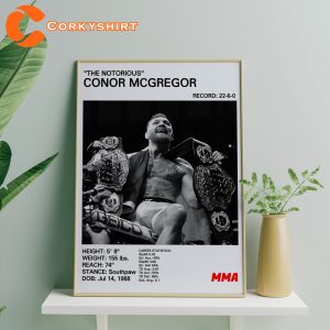Conor Mcgregor Poster The Notorious MMA