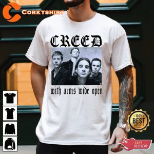 Creed Band Merch With Arms Wide Open