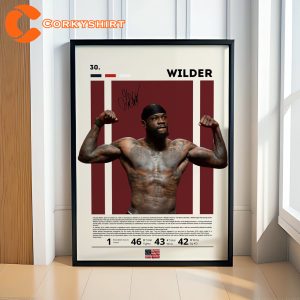Deontay Wilder Poster Mixed Martial Arts