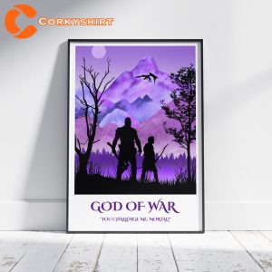 God Of War Poster Gaming Room