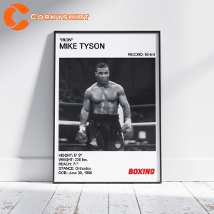 Iron Mike Tyson Poster Fan Gift