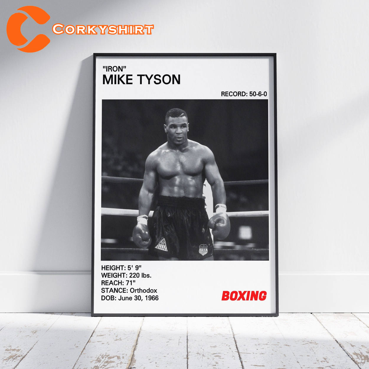 Iron Mike Mike Tyson Poster Fan Gift
