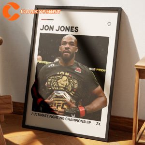 Jon Jones Merch Ultimate Fighting Championship Poster