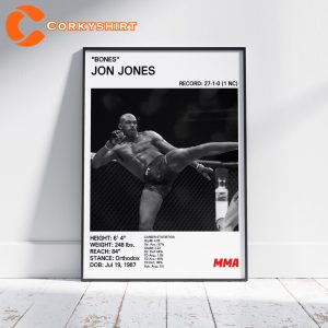 MMA Jon Jones Merch UFC Poster