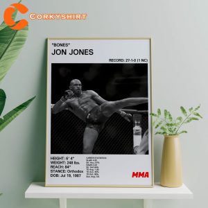 MMA Jon Jones Merch UFC Poster