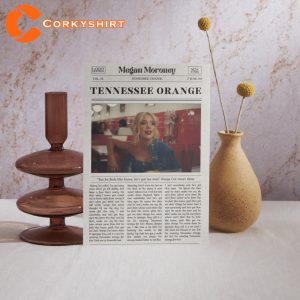 Megan Moroney Album Tennessee Orange Lyrics Poster