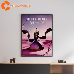 Nicki Minaj Poster Pink Friday 2 Fan Gift
