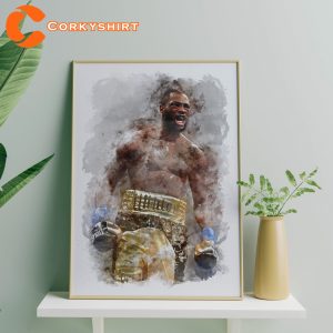 UFC Deontay Wilder Poster The Bronze Bomber