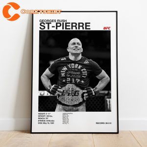 UFC Poster Georges St Pierre MMA