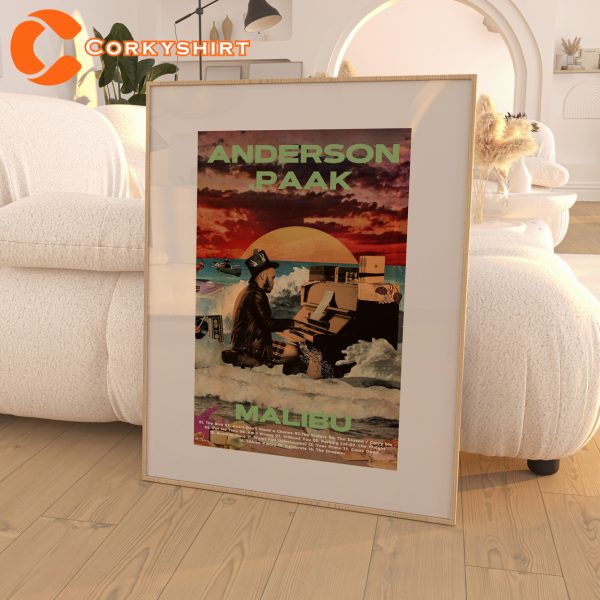 Anderson Paak Malibu Album Tracklist Poster