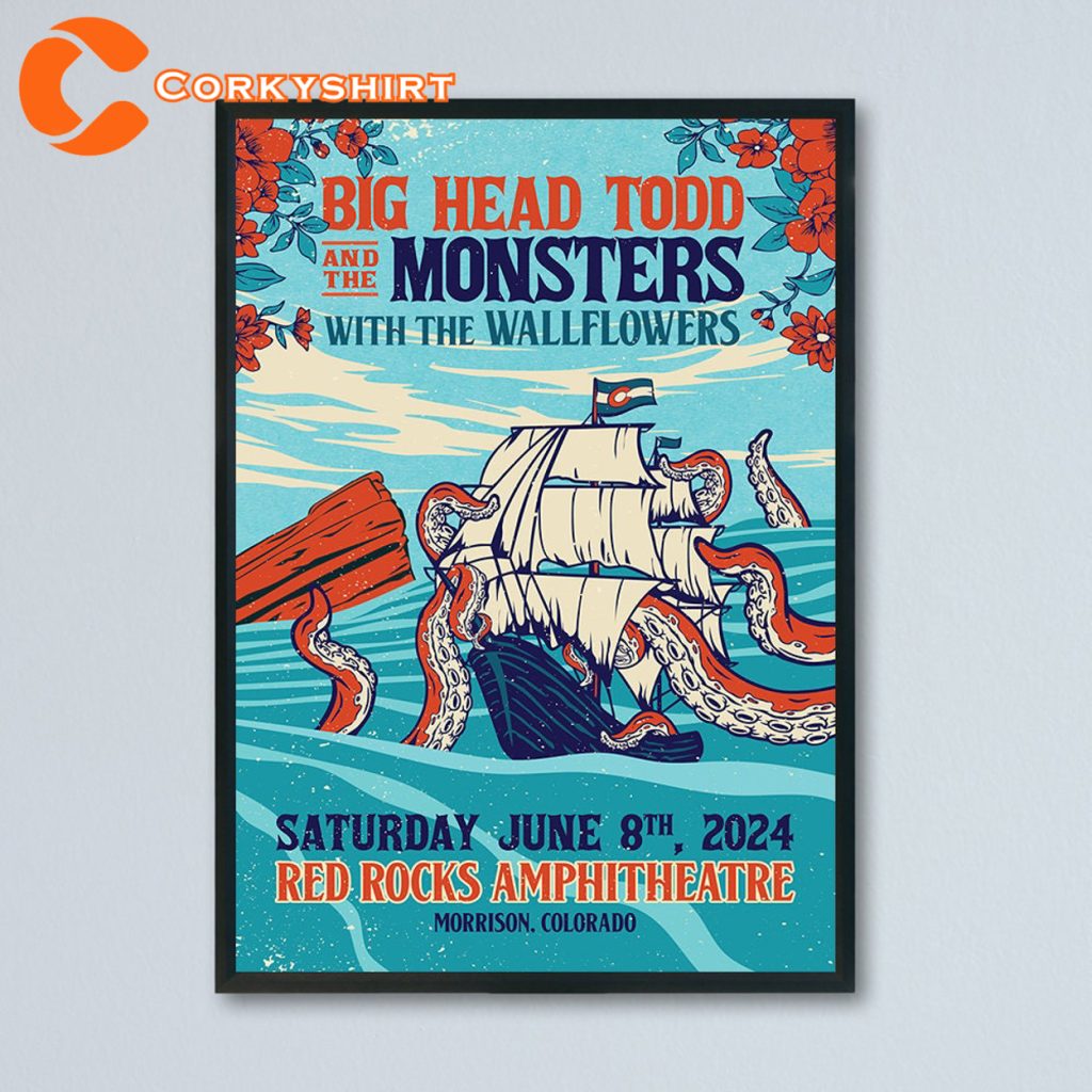 Big Head Todd Red Rocks Amphitheatre 2024 Poster