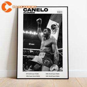 Boxing Poster Canelo Alvarez MMA