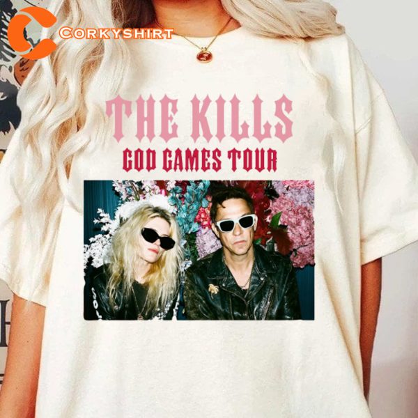 Duo Band The Kills God Games Tour 2024 Shirt