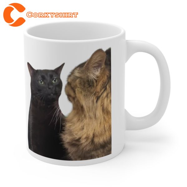 Funny Cat Zoning Out Coffee Mug