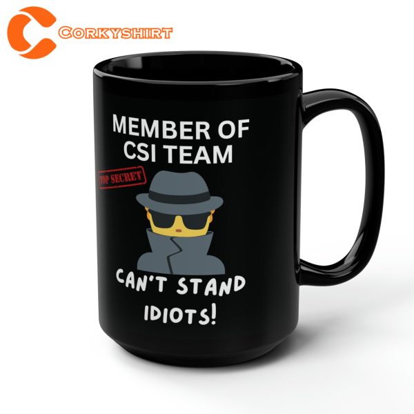 Funny Mug Cant Stand Idiots