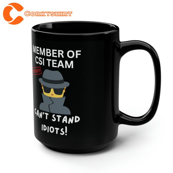 Funny Mug Cant Stand Idiots