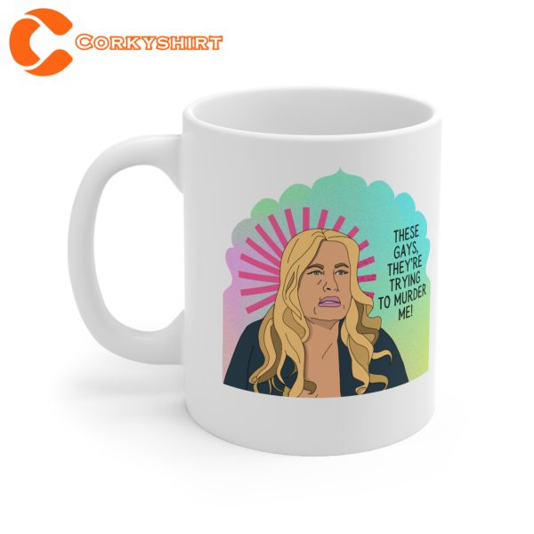 Jennifer Coolidge White Lotus Quote Meme Mug