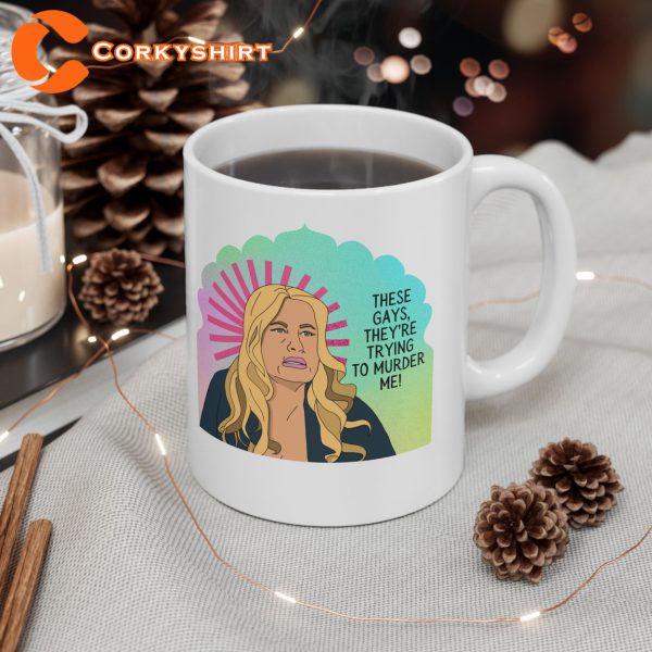 Jennifer Coolidge White Lotus Quote Meme Mug