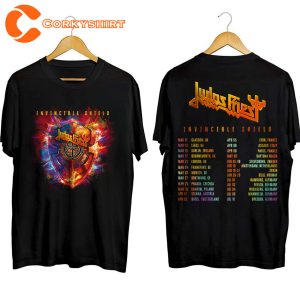 Judas Priest Shirt Vintage Invincible Shield Tour