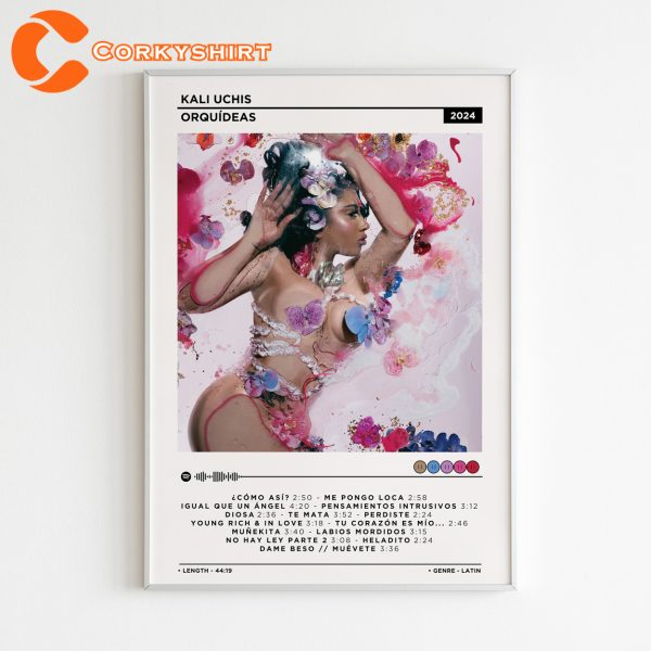 Kali Uchis Poster Orquideas Album Cover