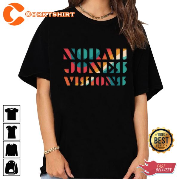 Norah Jones Visions Tour 2024 T Shirt