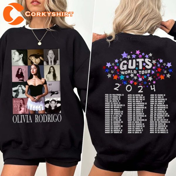 Olivia Rodrigo Guts Sweatshirt Tour 2024