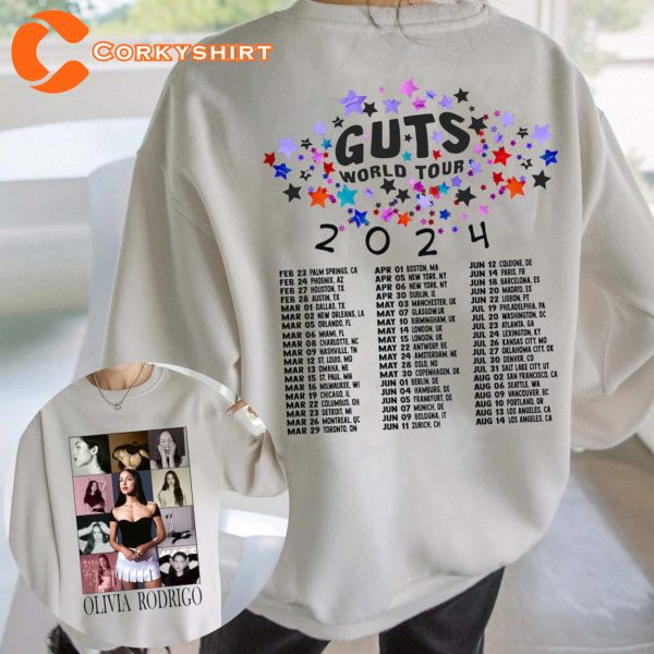 Olivia Rodrigo Guts Sweatshirt Tour 2024