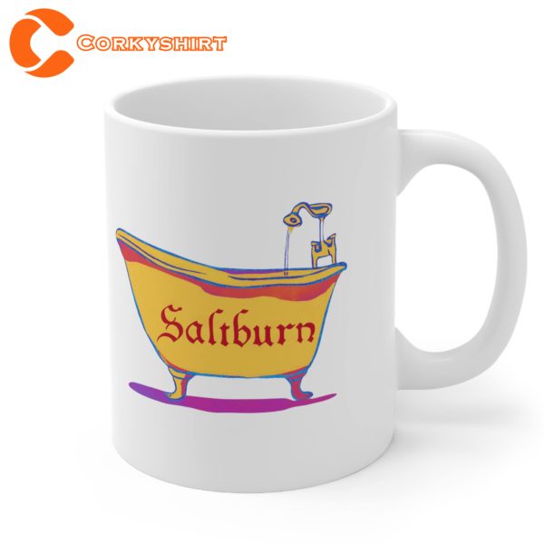 Saltburn Bathtub Scene Movie Mug Fans