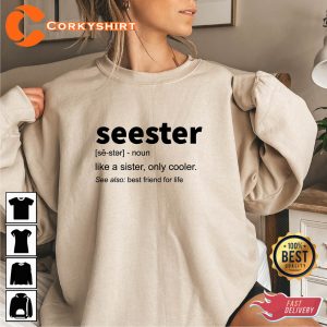 Seester Noun Meaning Sister Gift Shirt