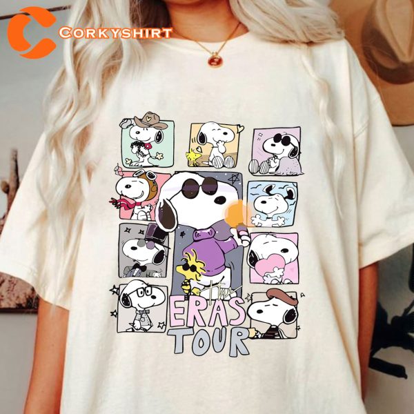 Snoopy T Shirt Eras Tour Swifties