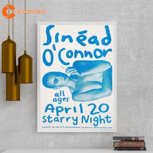 Starry Night Poster Sinead O Connor In Concert