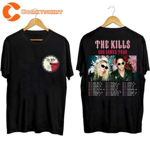 The Kills Band Tour 2024 God Games Shirt