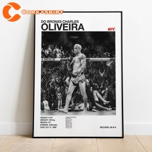 UFC Poster Charles Oliveira Do Bronx