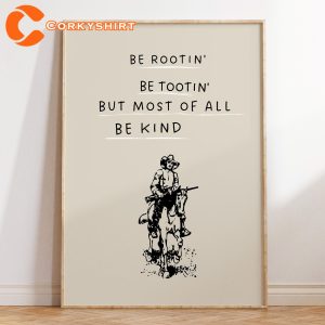 Cowboy Poster Be Rootin Be Tootin
