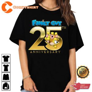 Family Guy 25th Anniversary T Shirt