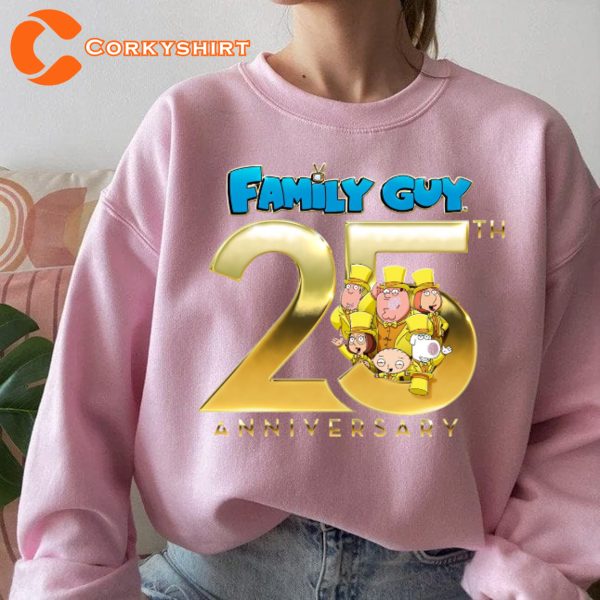 Family Guy 25th Anniversary T Shirt