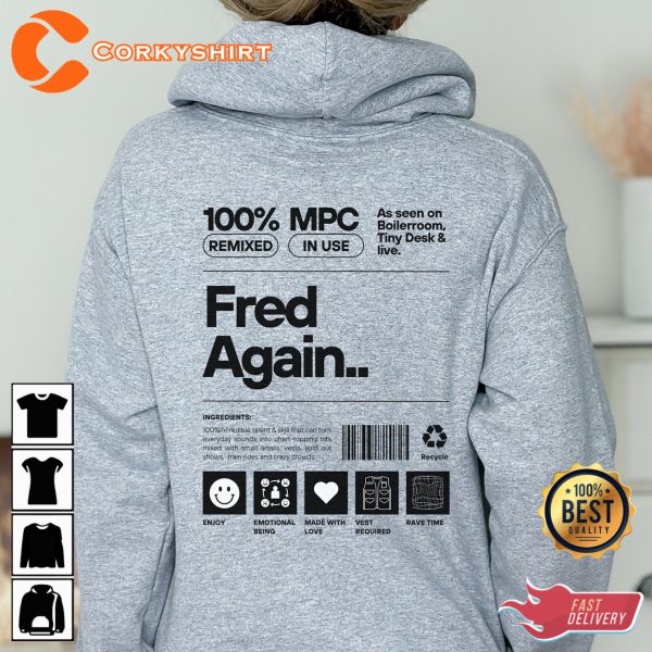 Fred Again Boiler Room And Tiny Desk Concert Shirt