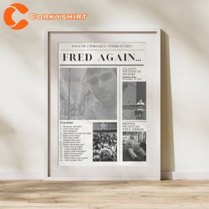 Fred Again Poster Actual Life 2 Tracklist