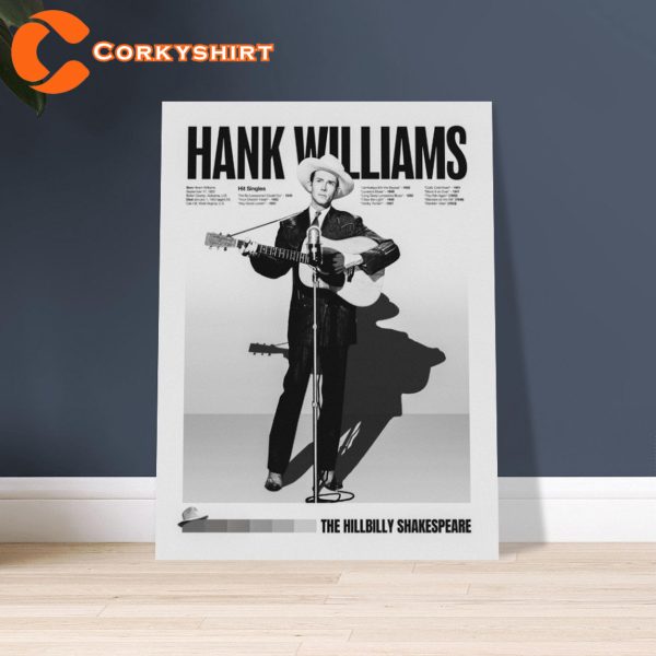 Hank Williams Greatest Hits Poster