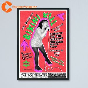 Kathleen Hanna Bikini Kill Band Concert Poster