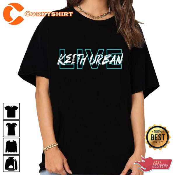 Keith Urban Tour Country Music T Shirt