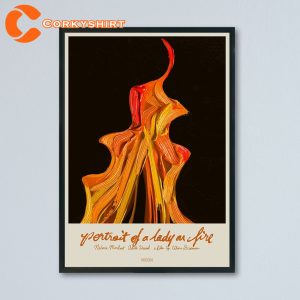 Portrait Of A Lady On Fire Vintage Movie Poster