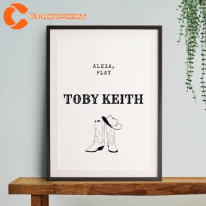 RIP Toby Keith Country Music Poster