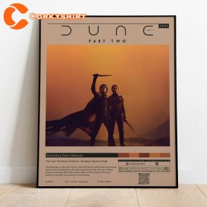 2nd Dune Movie Poster Paul Atreides And Chani