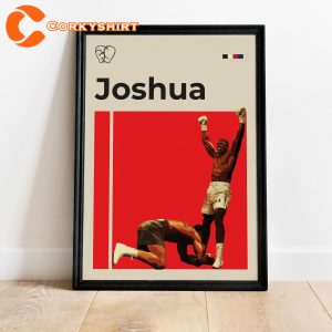 Anthony Joshua Fight Knock Out Poster