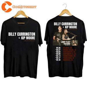 Billy Currington And Kip Moore Live In Concert Shirt