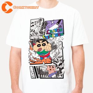 Crayon Shin Chan Funny Comics Shirt